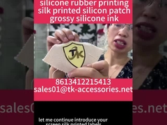 مصنع تسمية سيليكون طباعة الشاشة الحريرية