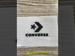 مصنع عالي الجودة طباعة ثلاثية الأبعاد شعار سيليكون نقل الحرارة طباعة التسمية نقل حراري حديد ساخن