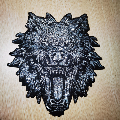 Heat Label Iron On Embroidery Patch Custom Cloth Twill For Clothing