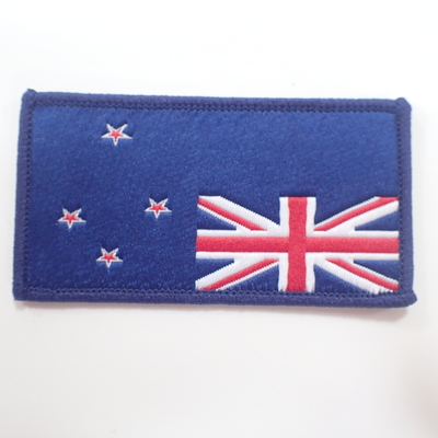 Popular National Flag Custom Embroidery Patches For Clothes Hat Bag