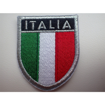 Popular National Flag Custom Embroidery Patches For Clothes Hat Bag