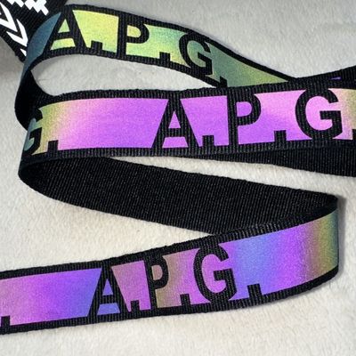 Printed Polyester Webbing Tape - Holographic Letter/Butterfly