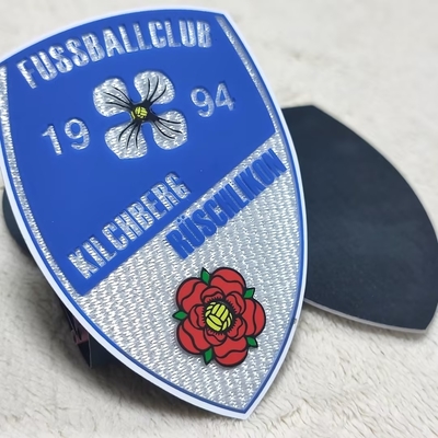 Washable Customizable 3d Silicone Heat Transfer Label For Garment Use