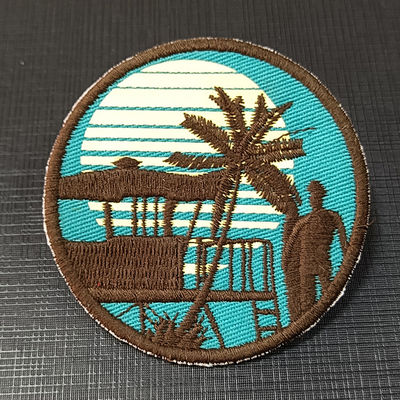 Custom Heat Press 3D Puff LOGO Badges Embroidered Patch Sew on Iron on Clothing Patches Custom Embroidery Patch