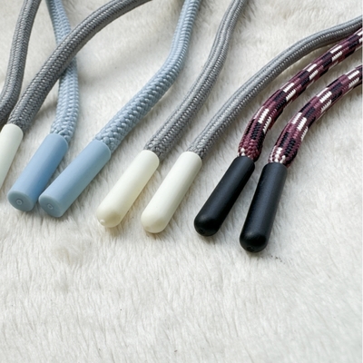 Custom Polyester Draw Cord with Metal Tips for Hoodies Bags Shoes