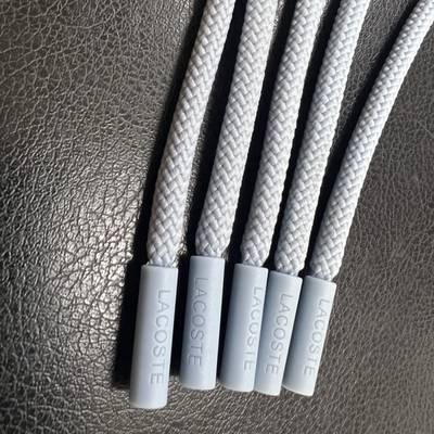 Custom Polyester Draw Cord with Metal Tips for Hoodies Bags Shoes