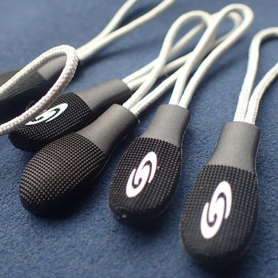 ODM colorful injection Rubber TPU Zipper Puller For Luggage