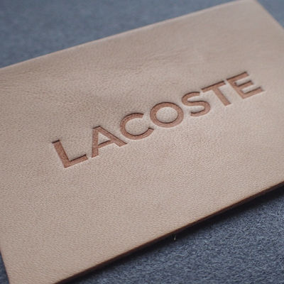 Sustainable OEKO Embossed Leather Tags For Jeans