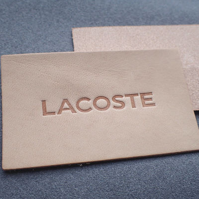Sustainable OEKO Embossed Leather Tags For Jeans