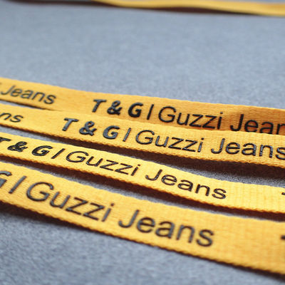Anti Elastic Silicone Printed 1cm Draw String Cord