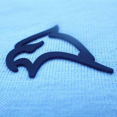 Matt Black 3D OEM Silicone Heat Transfer Labels