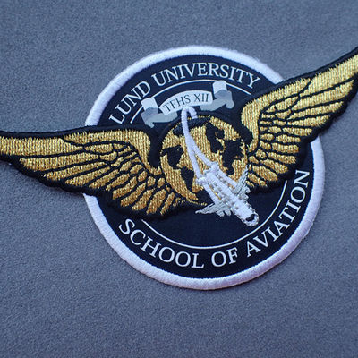 Animal Shape Black Embroidery Custom Clothing Patches