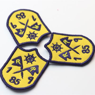 Merrow Border Felt ODM Embroidered Logo Patches