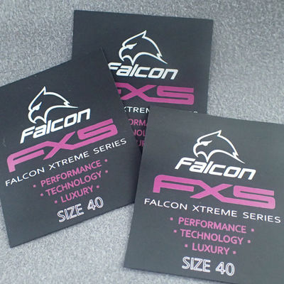 Eco Friendly Printing Technics Clothing Tags Labels For Sportswear