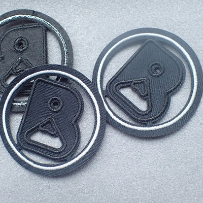 Black Sports OEKO Embroidered Clothing Labels