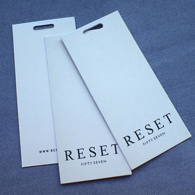 Recycled 200gsm Paper 	0.23mm Garment Swing Tags