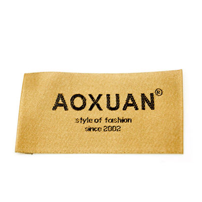 High Density Custom Suit Logo Clothing Main Woven Neck Label For Garment