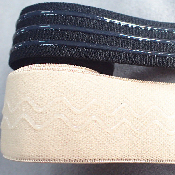 Anti Slip Transparent 1.5 Inch Silicone Elastic Bands