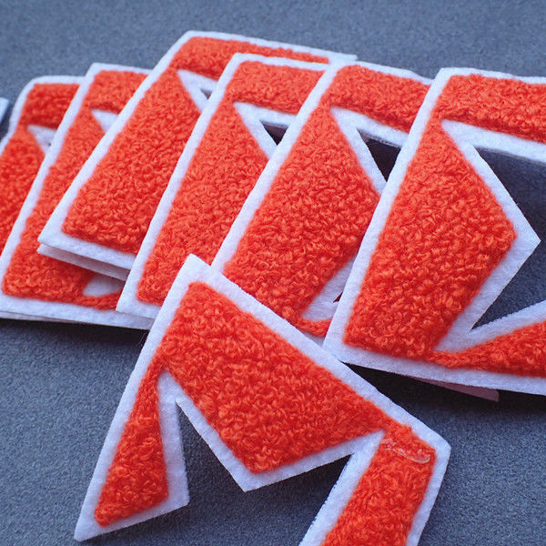 Heat Transfer Polyester Laser Cut Embroidery Patches For Jackets